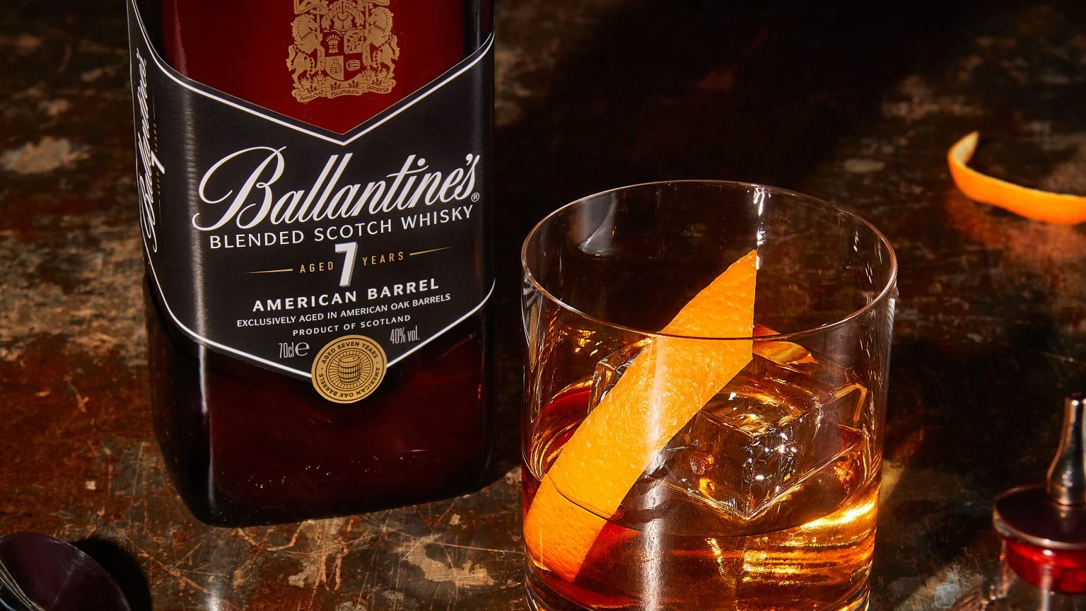 Ballantine’s Cinnamon Old Fashioned