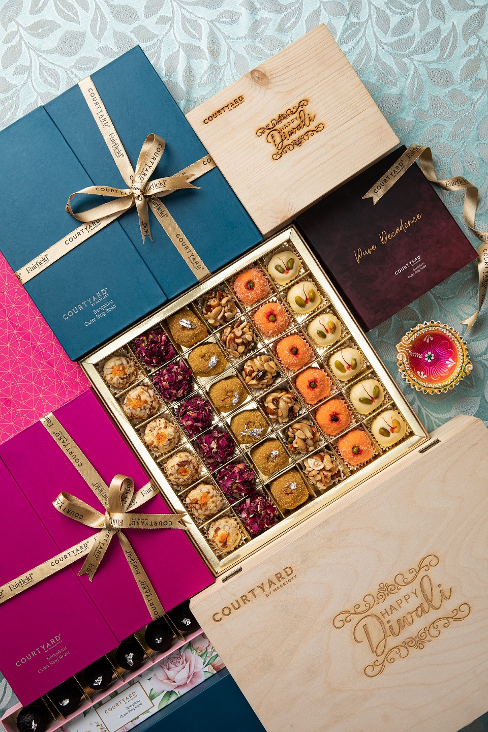  This Diwali, brighten your loved ones' day with an exquisite gift hamper from Courtyard by Marriott Bengaluru ORR