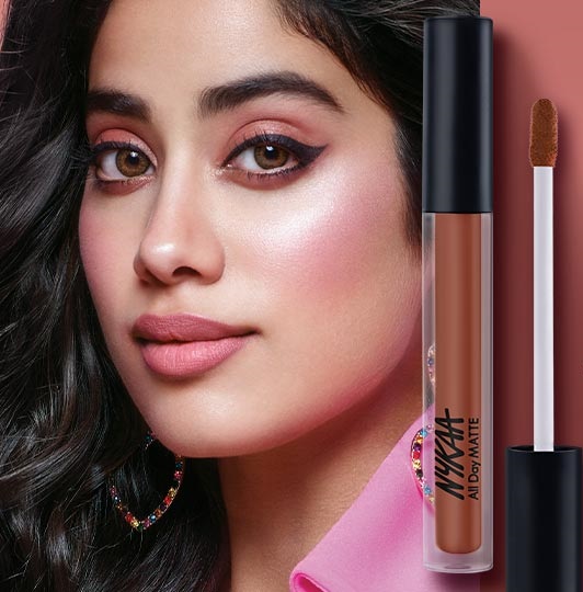  Slay your Day with the new 100% Kissproof Nykaa All Day Matte Liquid Lipsticks