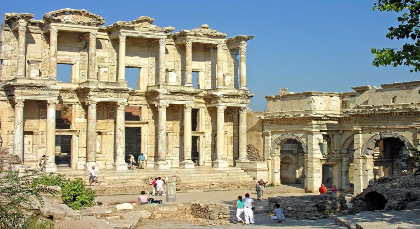 The ancient civilization of Ephesius, Turkey