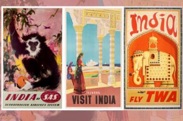 Travel posters from 20th-century India on display in NYC