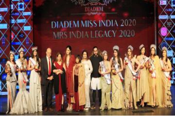 Diadem Miss & Mrs India Legacy 2020 held at Gurugram.