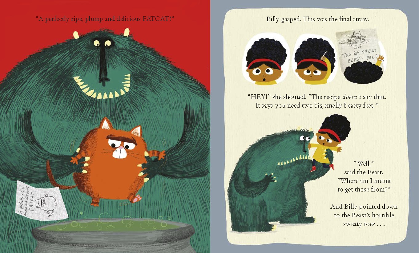(c) Billy and the Beast by Nadia Shireen, 2019 – Jonathan Cape, Penguin Random House Children’s