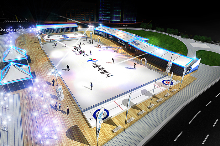  2019 design of Seoul Plaza Skating Rink (Credit - Seoul Metropolitan Government)
