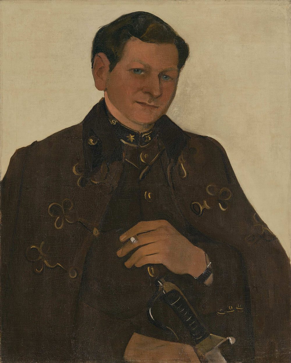  Portrait Of Victor Egan, Oil on canvas