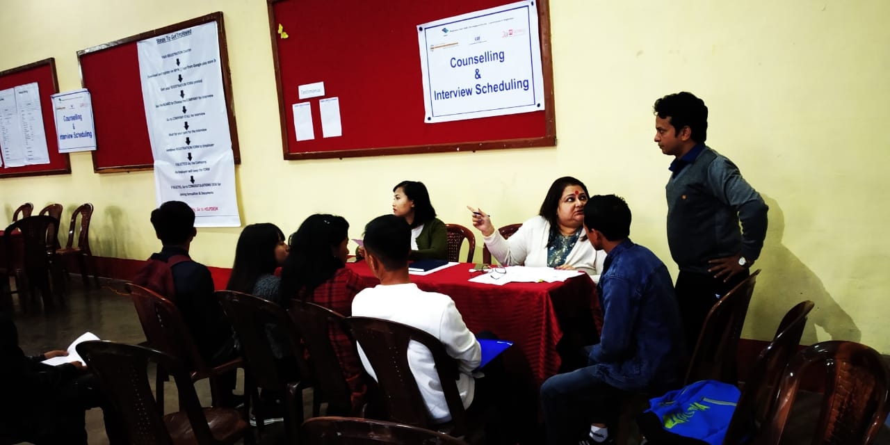 The second edition of a two-day walk-in job fair kicked off at the Don Bosco hall in Shillong on Nov 11, 2019. The job fair is being organised by Meghalaya State Skill Development Society (MSSDS) assisted by the Asian Development Bank (ADB) in support of the project NGO Aide-et Action jointly with IPE Global and Confederation of Indian Industry (CII) aiming to increase the employability of MeghalayaÃ¢Â€Â™s youth as well as providing an exposure and gainful employment to the best of corporates in India. (Photo: IANS)