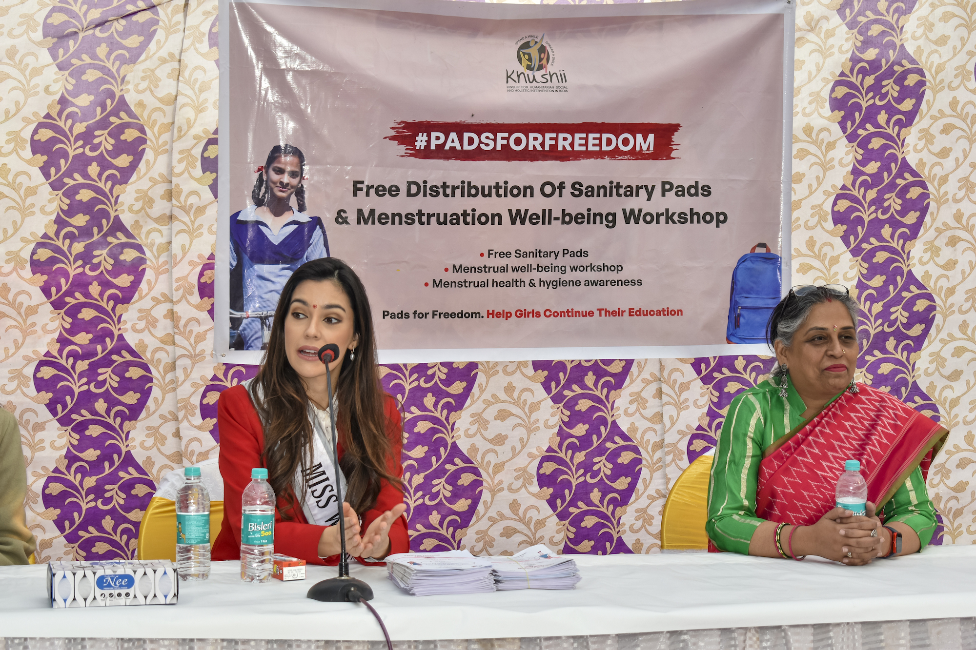 Miss Colombia- Camila Pinzon 2022 Embarks on an Inspirational Educational Mission in India