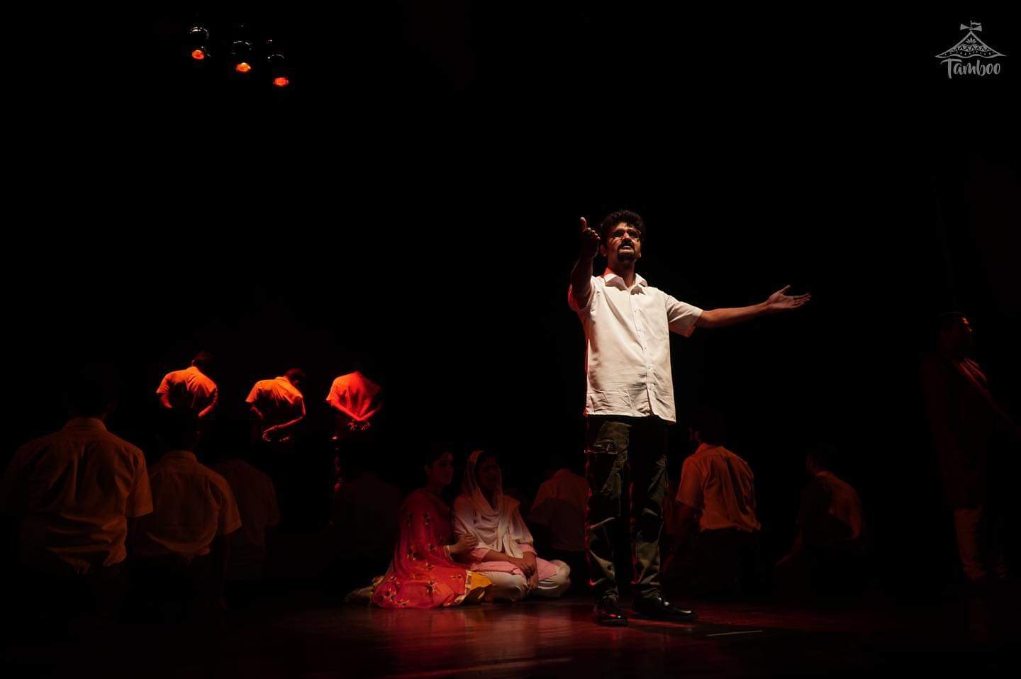 ​  A still from 'Gagan Damama Bajyo', a Piyush Mishra musical on the life and times of Bhagat Singh  ​