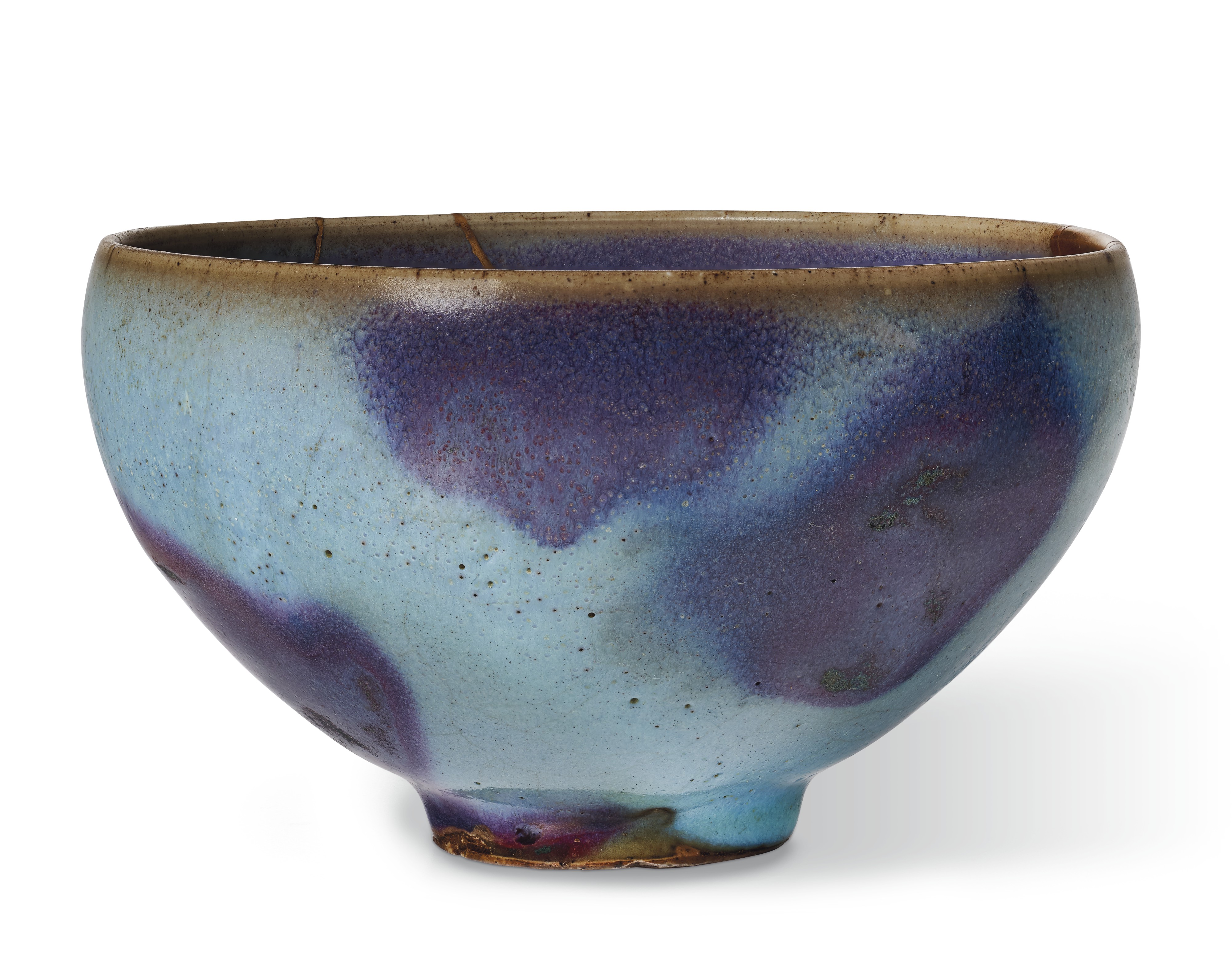 A rare purple-splashed jun bowl