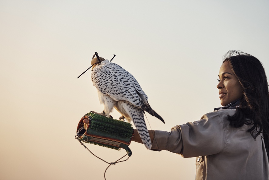 A Story Takes Flight_Dubai Campaign_Hollywood Stars Gwenyth Paltrow,Zoe Saldana and Kate Hudson on a Dhow at Dubai Creek