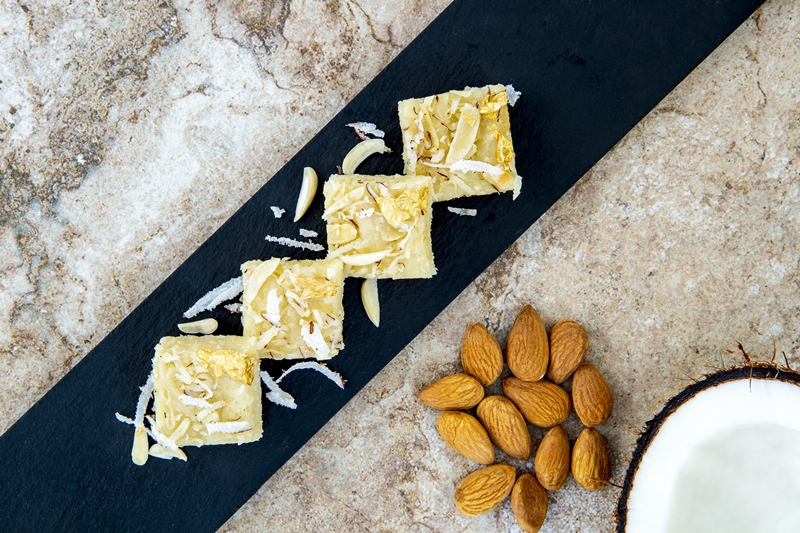 ALMOND COCONUT BURFI