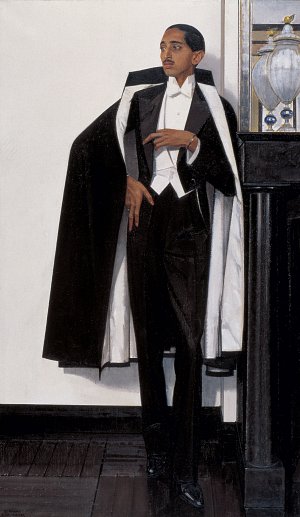 Bernard Boutet de Monvel S.A. The Maharaja of Indore (Western Dress), 1929 © Collection Al Thani / Adagp, Paris, 2019. Photo © Pascal Cadiou