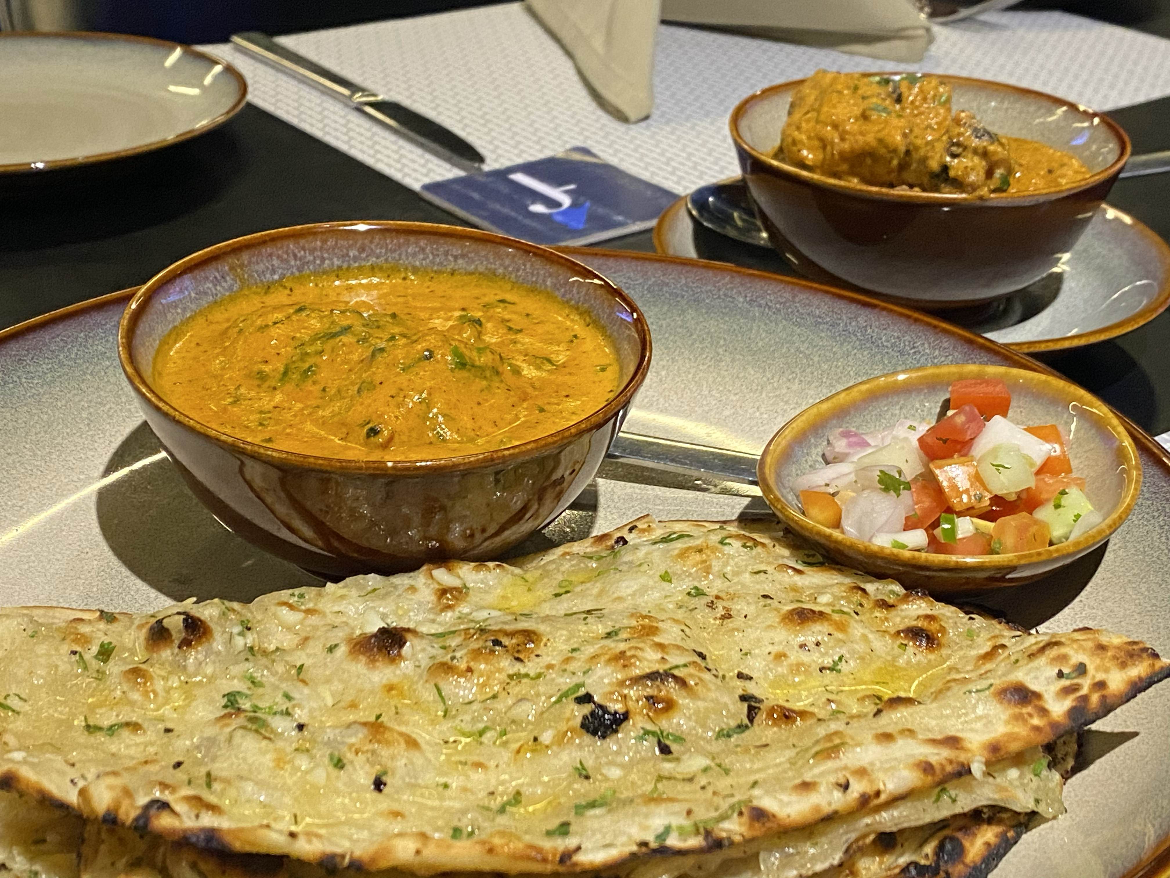 Birbali Kofta with naan at The Finch