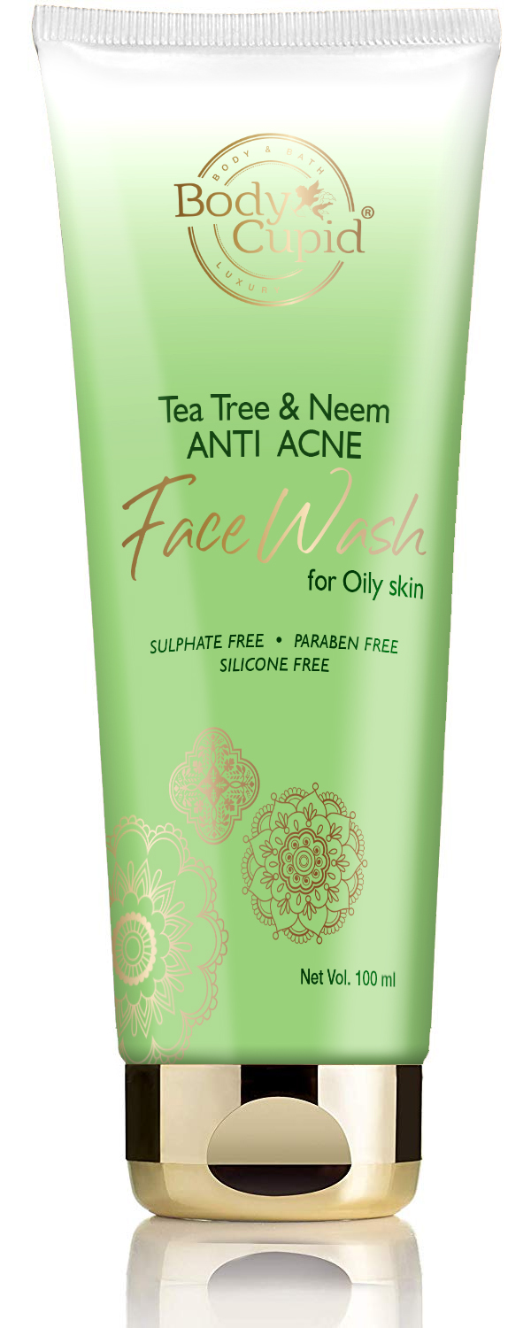 Body Cupid Tea, Tree & Neem Anti Acne Face Wash, INR 299