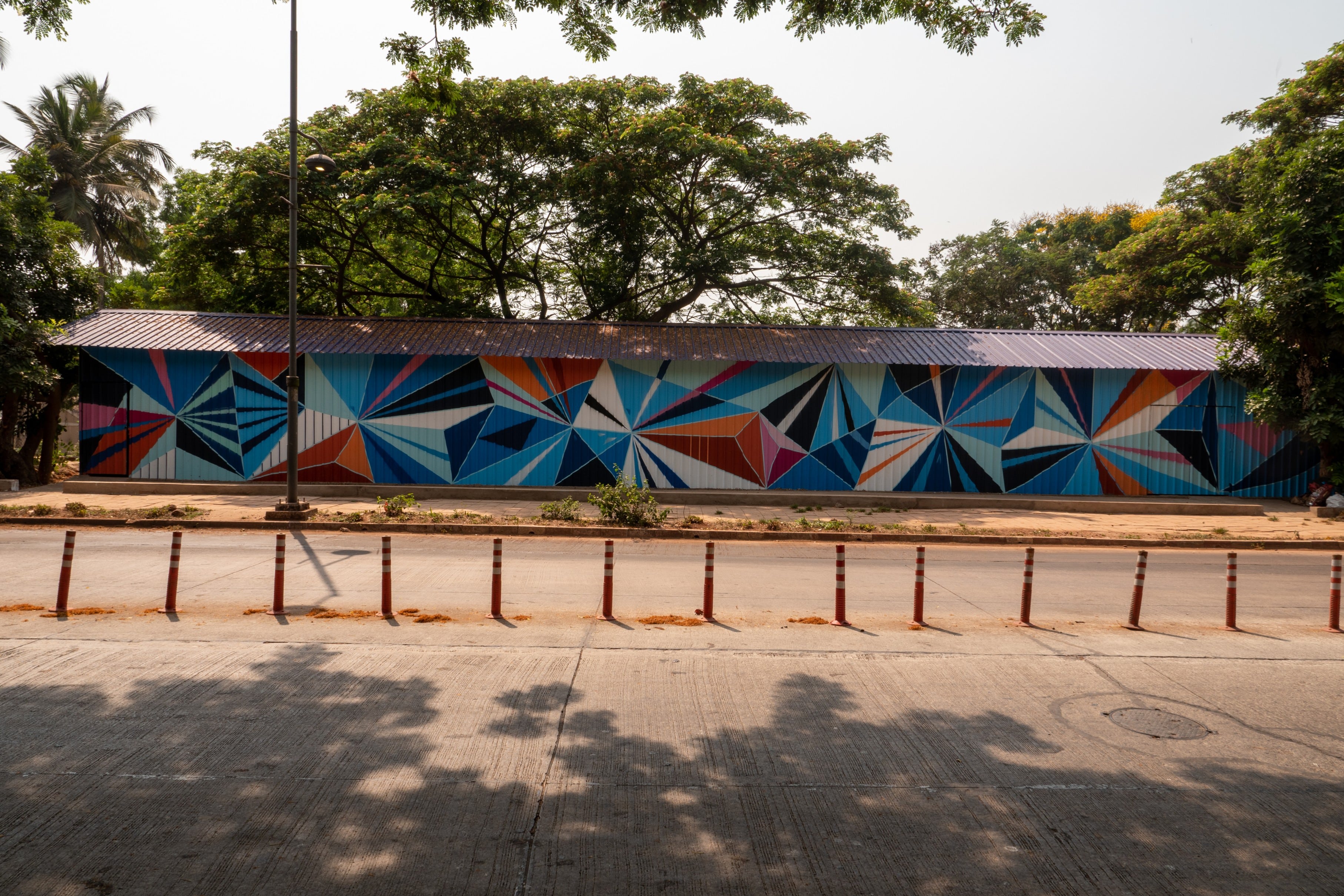 Frontal view of the 'Goa Glitch' mural, Source: Stir Creativity