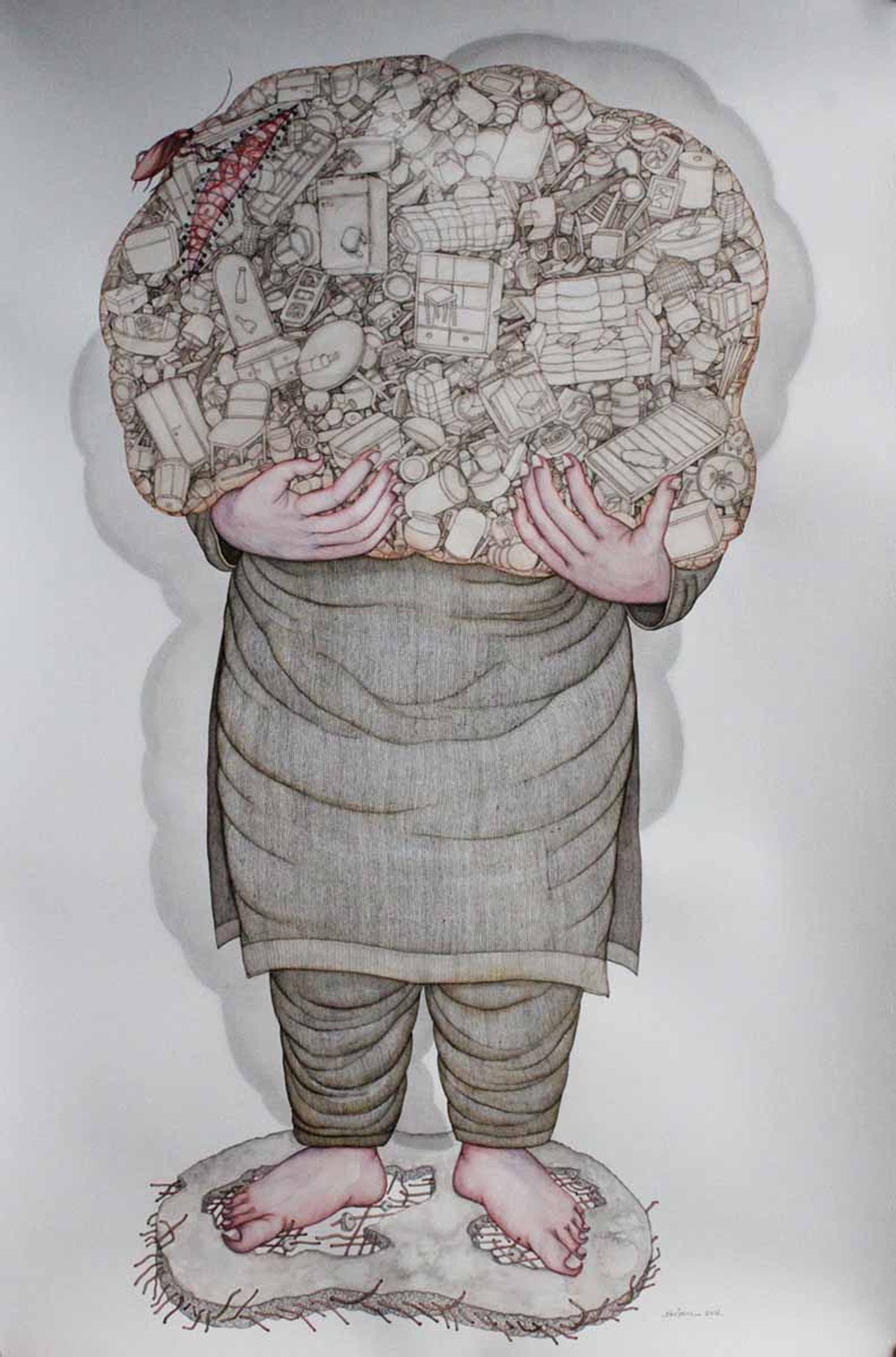 Change of Habitat, Anjan Modak, Courtesy of Emami art