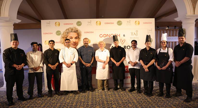 Chef Ana Ros with team of Taj Mahal New Delhi