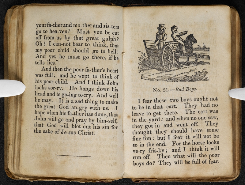 Child's First Tales written by the Brontë sisters' headmaster, circa 1829 (C) British Library Board