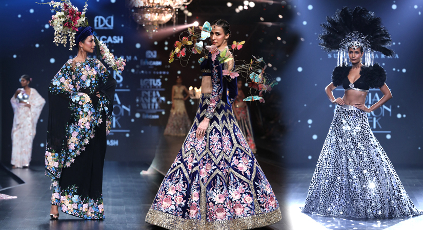 Collection by EBIXCASH presents Suneet Varma showcased at FDCI LMIFW SS'20