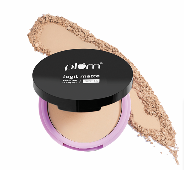 Press, Dab, Done! with the all-new Legit Matte Talc-Free Compact by Plum