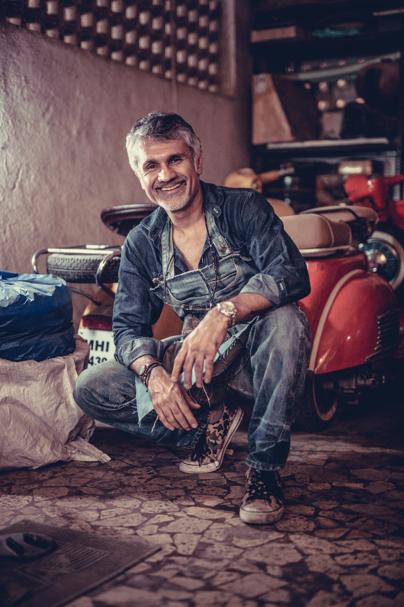 Designer Arjun Khanna rocking the denim on denim trend