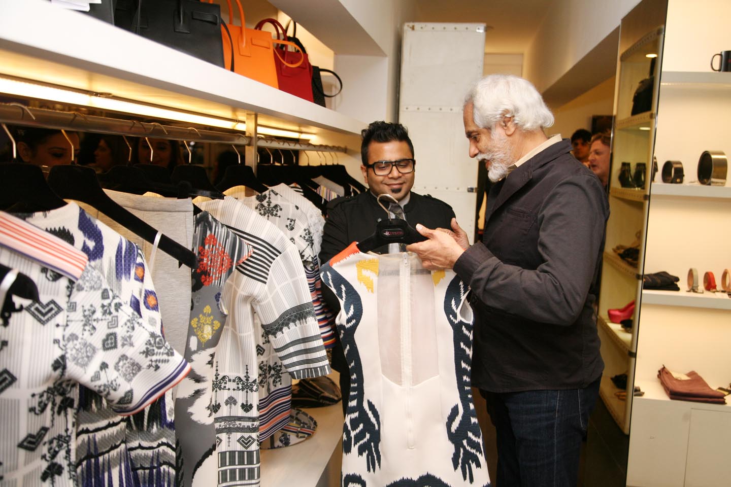 Designer Hemant with Mr Sunil Sethi