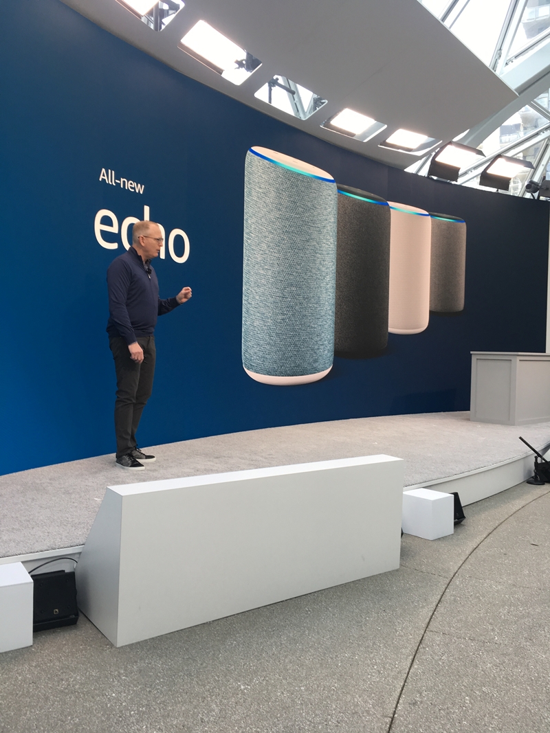 Dave Limp, Senior Vice President Amazon Devices launches the new product range.