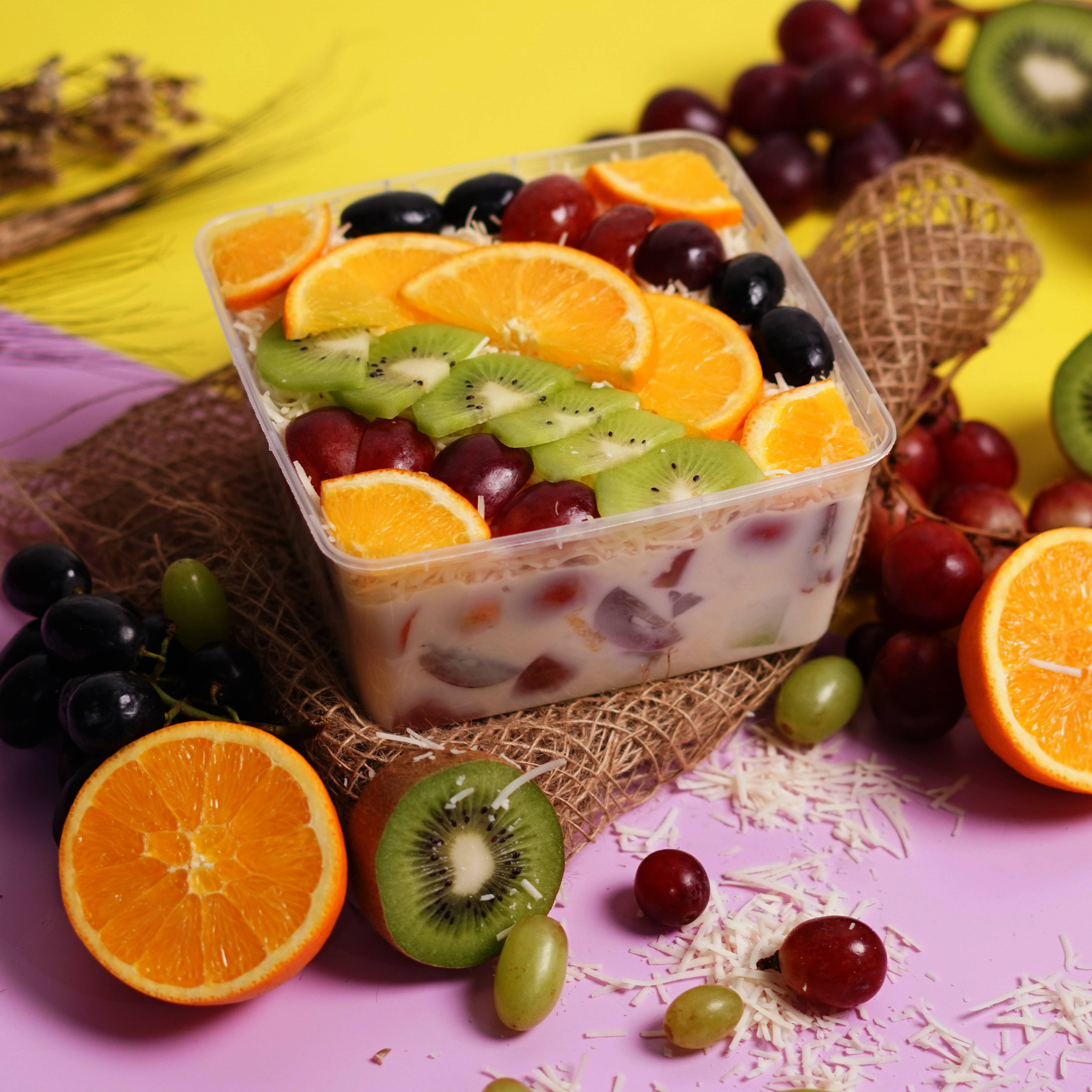 Fruit Salad with Yogurt Dressing