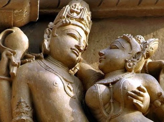 A sculptural panel at Khajuraho