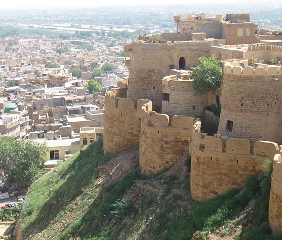 View of Jaisalmer from the Fort 