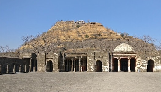 Staff quarters at the Devgiri fort.