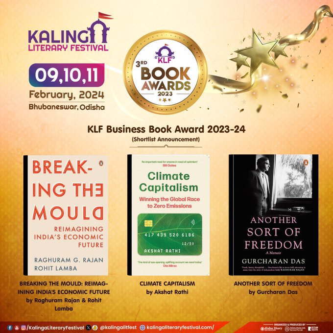 KLF announces shortlist (English) for the annual Book Awards