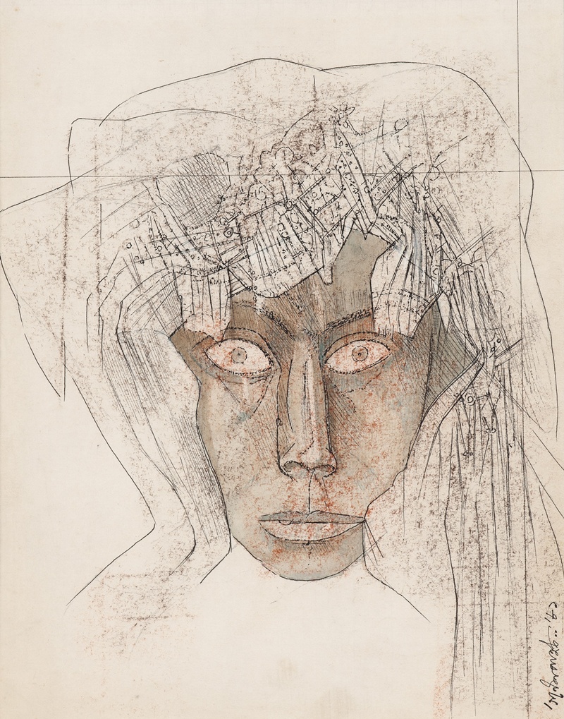 Ganesh Pyne Self Portrait