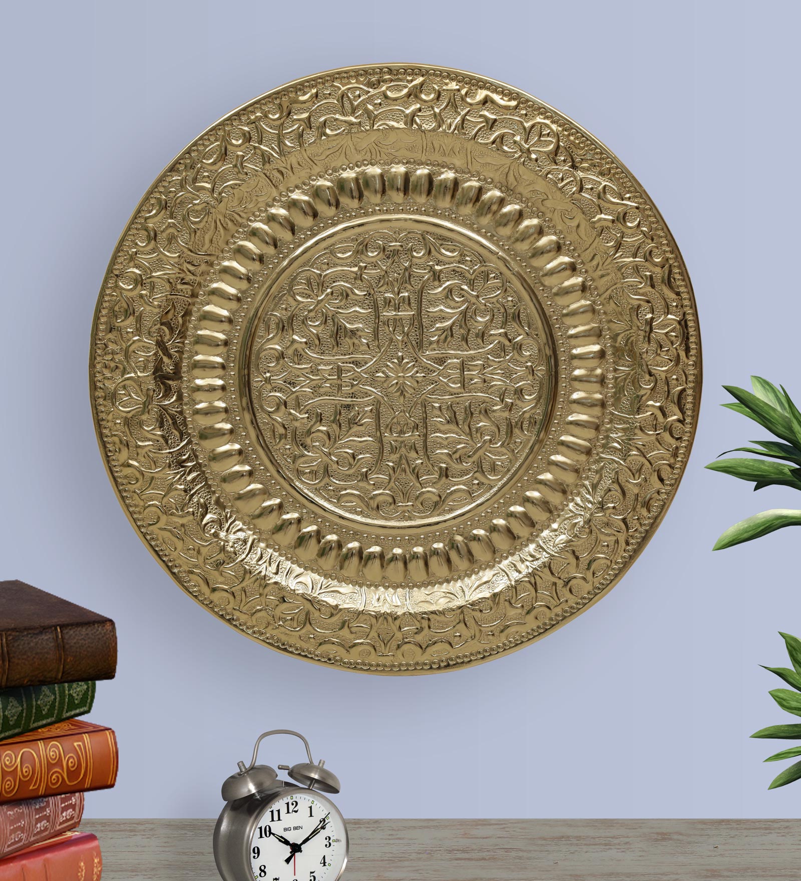 Gold Ancient Hammered Wall Decorative