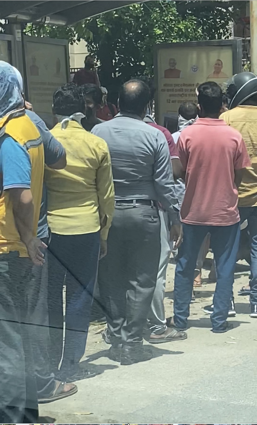 Lines outside liquor stores