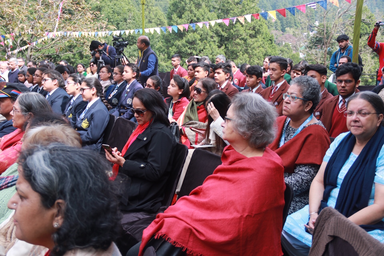 Nainital: People during the fourth edition of Himalayan Echoes: Kumaon Festival of Literature and Arts in Nainital on Oct 20, 2019. (Photo: IANS)