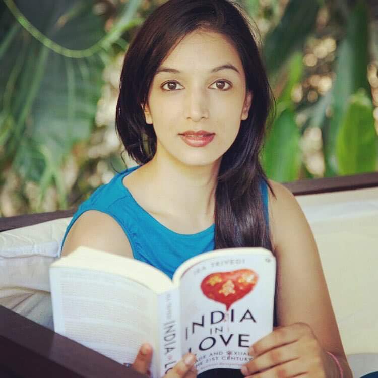 Ira Trivedi with her book 'India In Love'