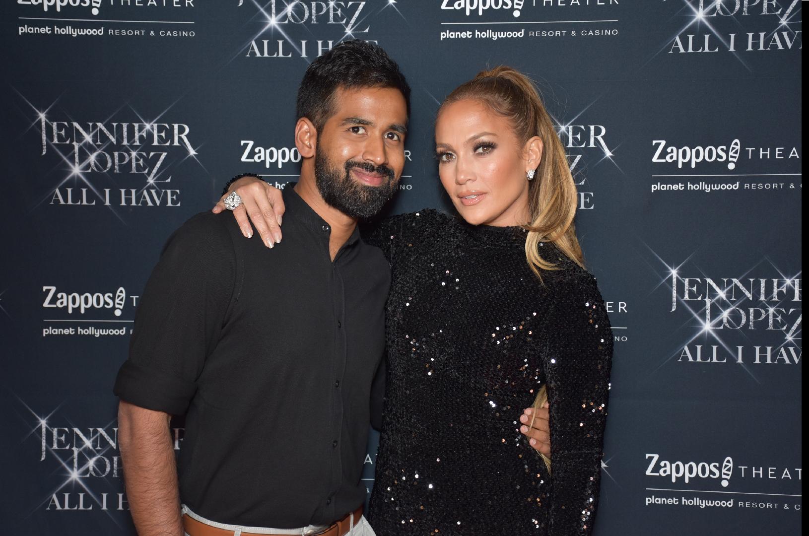 Jennifer Lopez and Sarvesh Shashi.