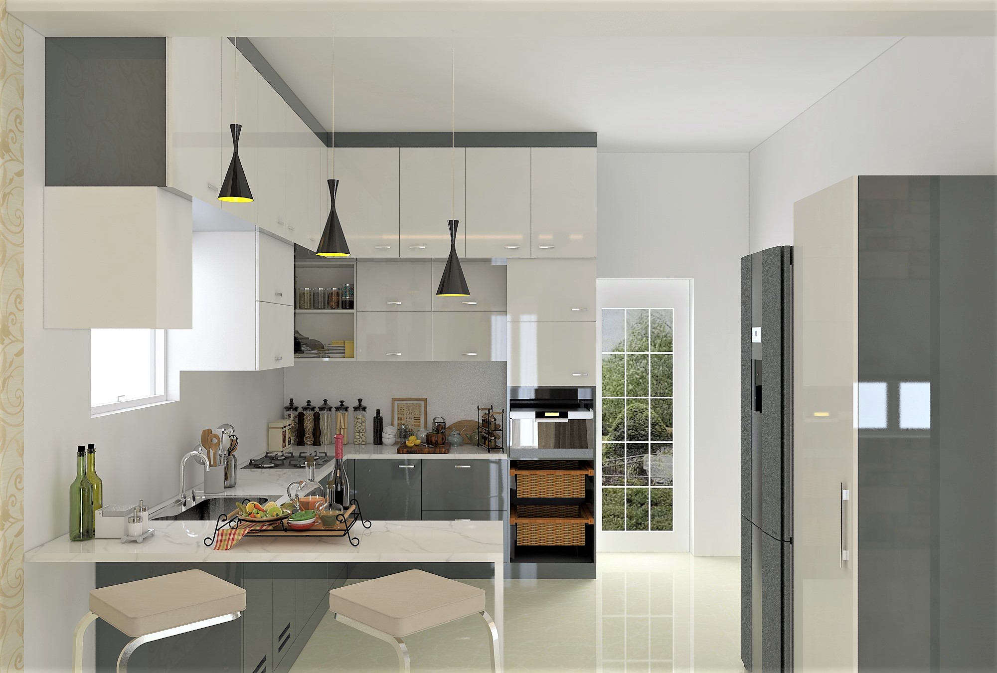 A minimalist kitchen (Source: Bonito Designs)
