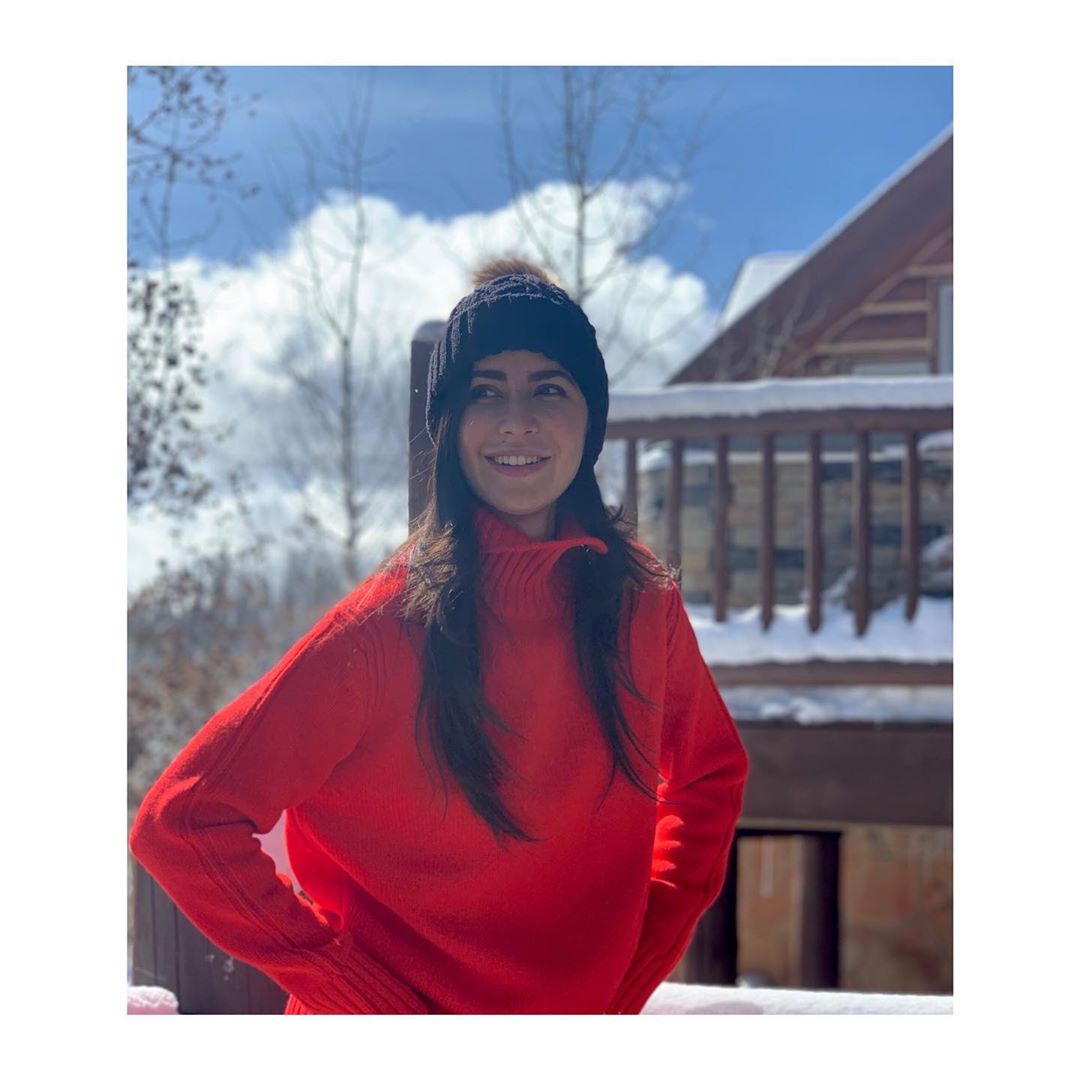 Katrina Kaif in the rocky mountains of Colorado