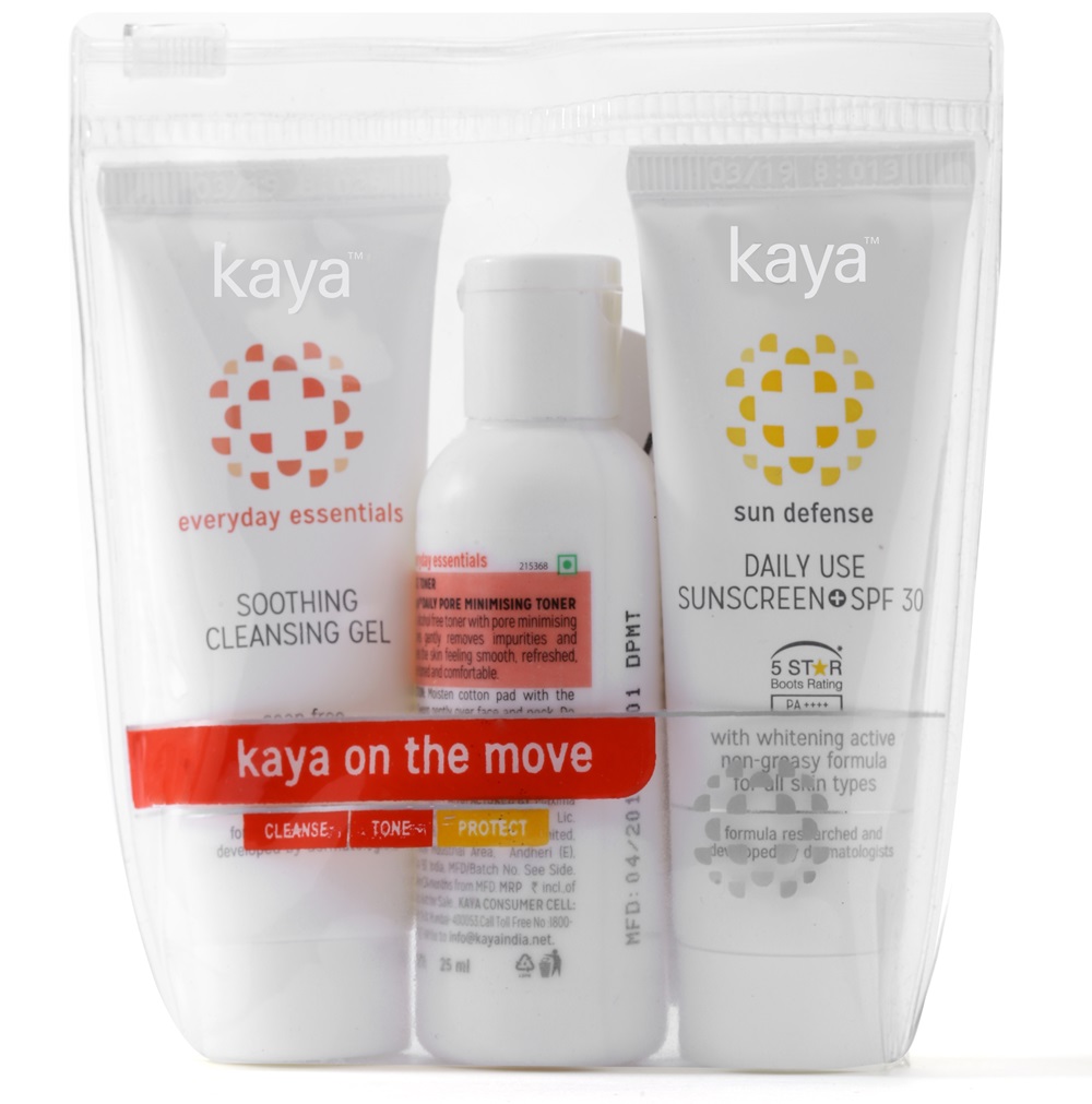  Kaya On The Move Kit, Travel Friendly 3-Step Routine