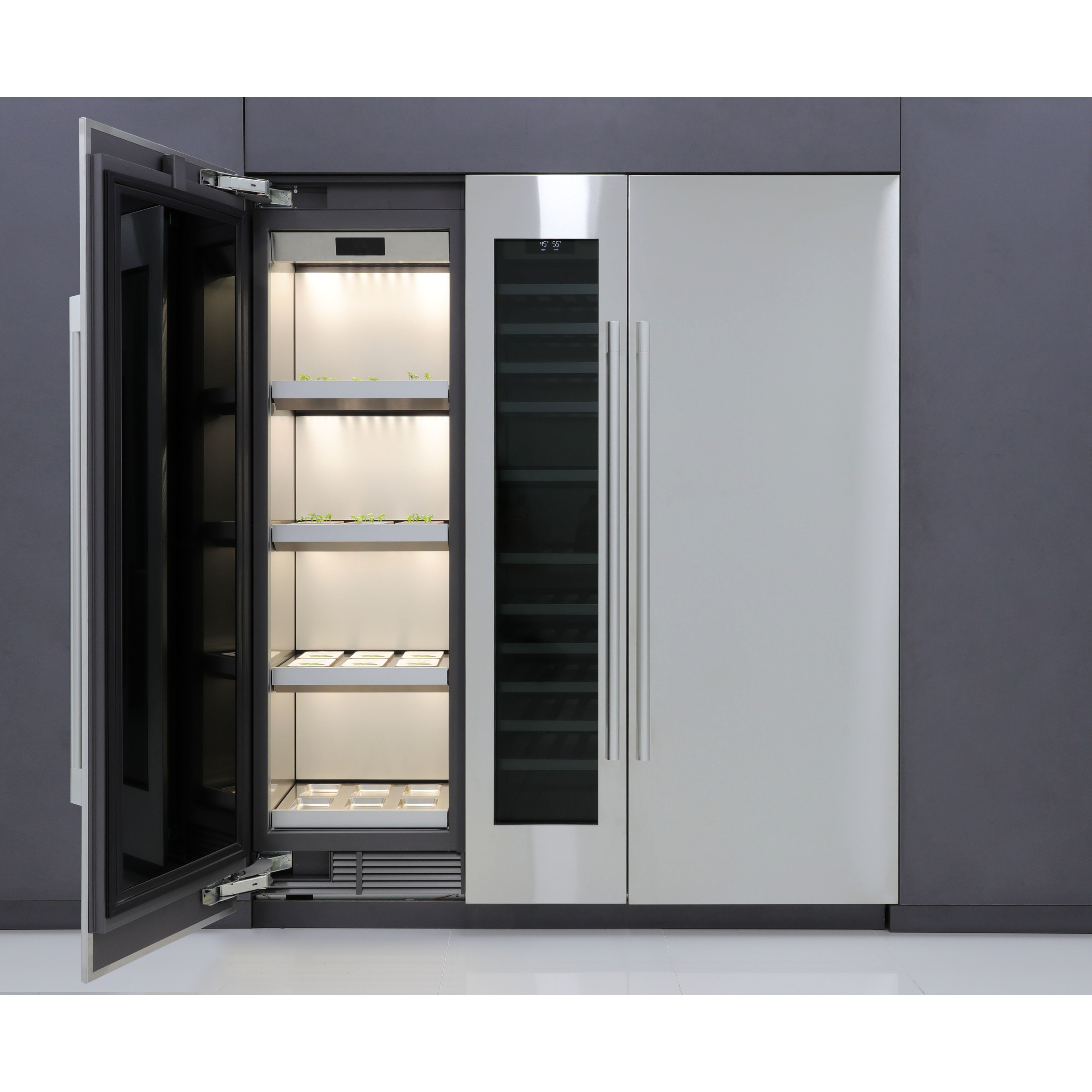 LG indoor vegetable cultivator appliance