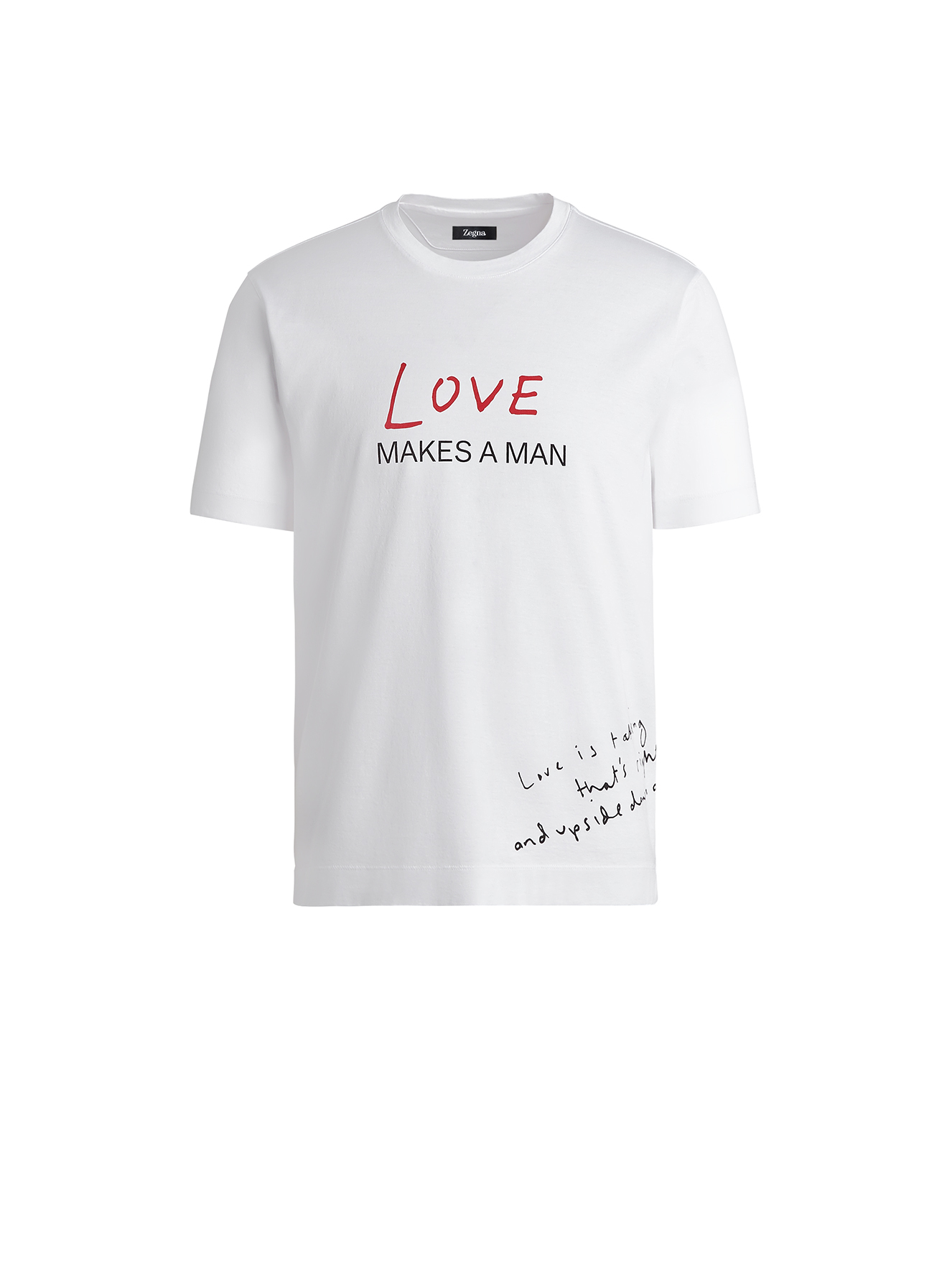 LOVE MAKE A MAN T-SHIRT