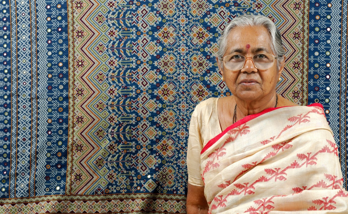 Late Shrimati Chandaben Shroff, Co-Founder Shrujan and LLDC- Pioner Embroidery Craft Development, Kutch