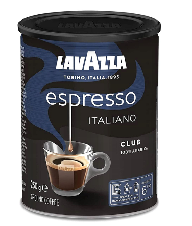  Club Medium Roast Ground Coffee 250 gm by LAVAZZA