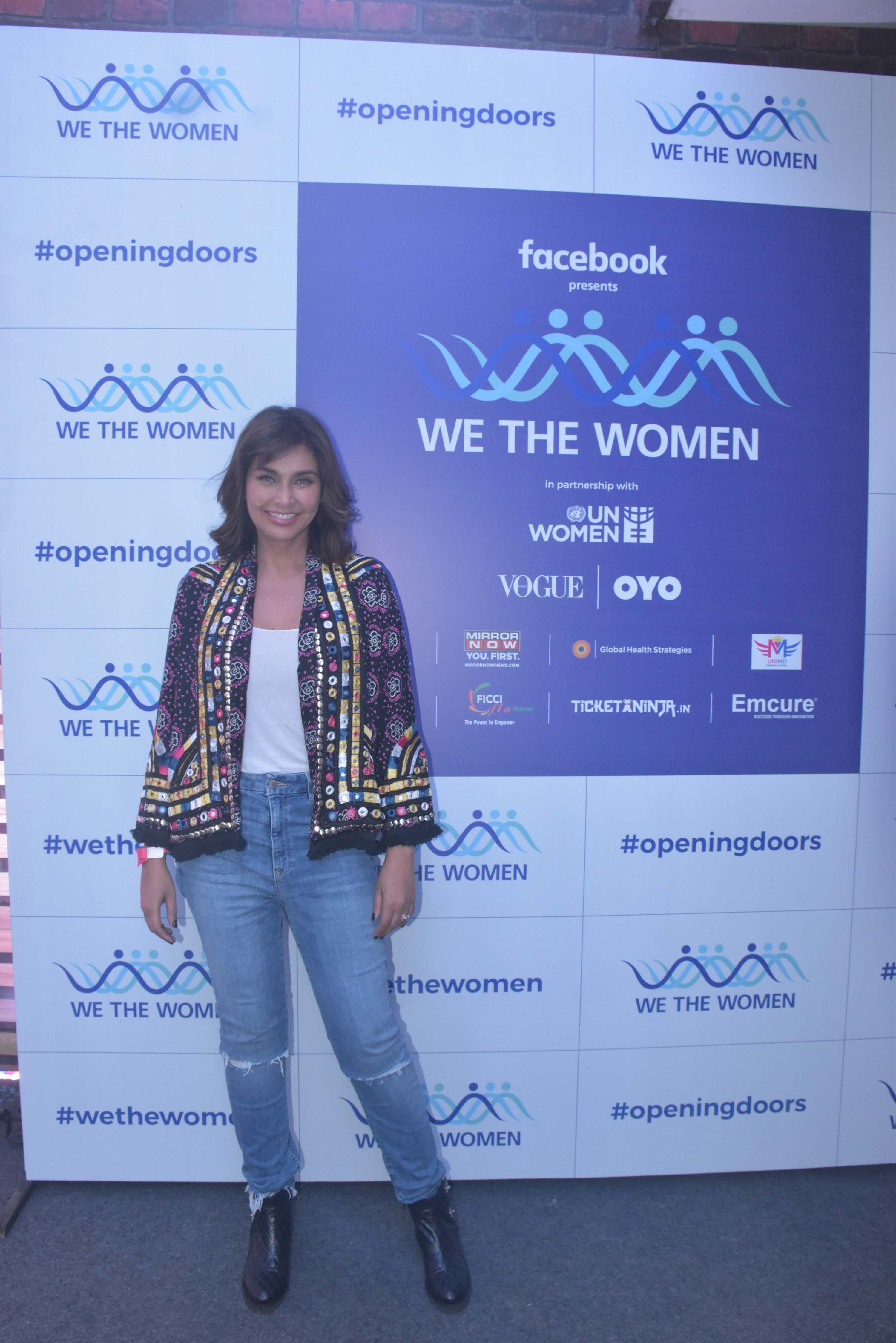 Lisa Ray at We The Women curated by Barkha Dutt