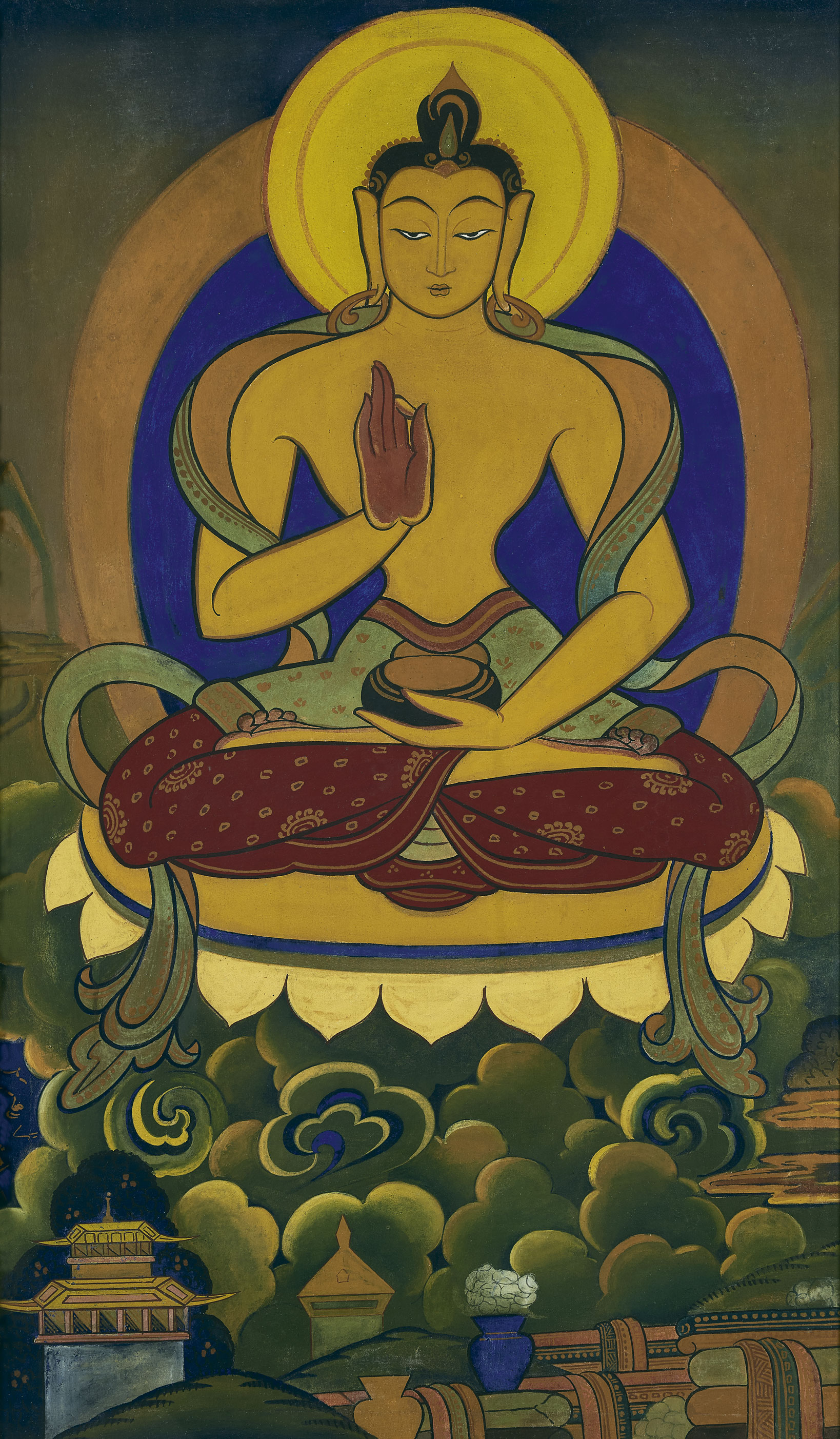  Jamini Roy, Untitled, Circa 1950, Estimate - INR 15 – 20 lakhs. Image courtesy of AstaGuru