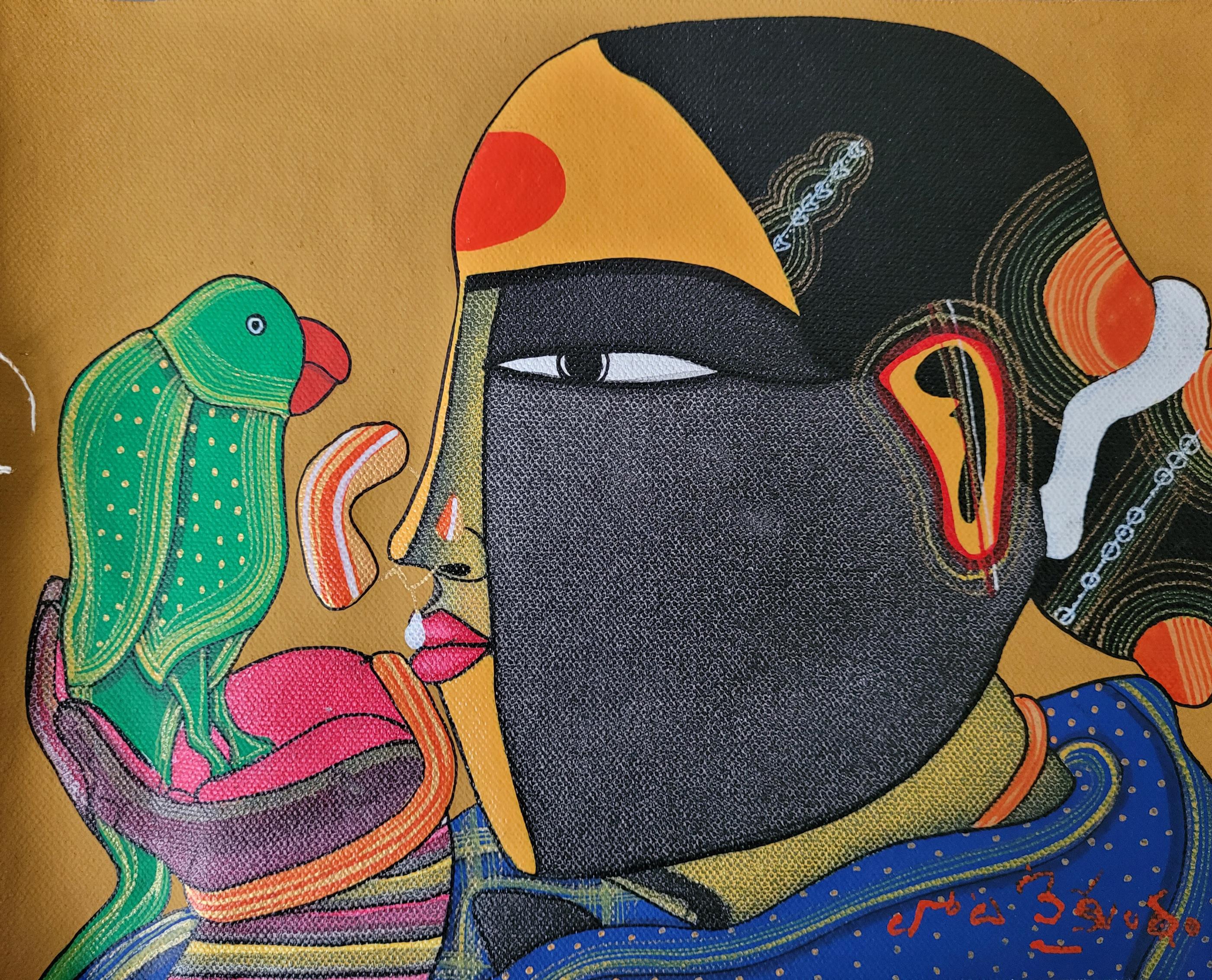 Thota Vaikuntam, Untitled (Lot 16; Image courtesy of Saffronart)