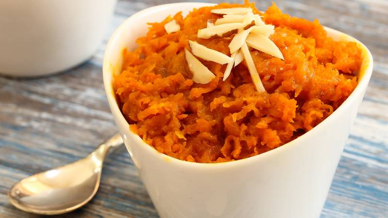 Low Calorie Carrot Pudding