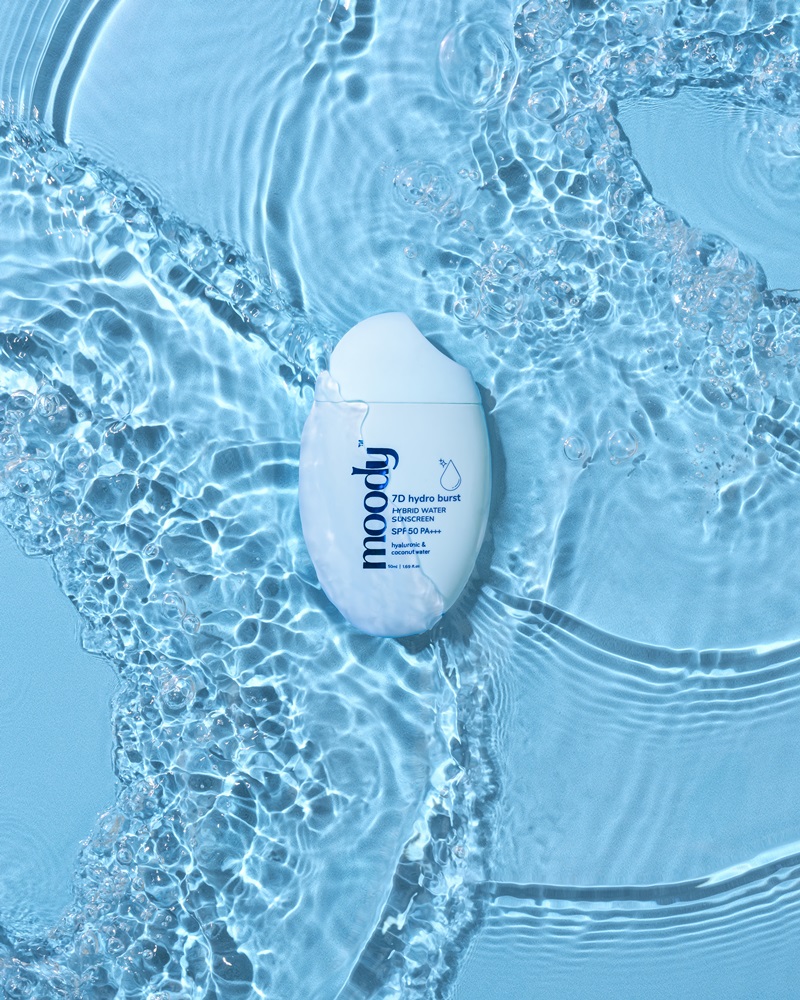 Moody Introduces Hydro BurstTM Water Sunscreen with SPF 50